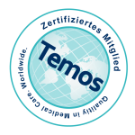 Temos-Qualitätszertifikat für FirstMed Services
