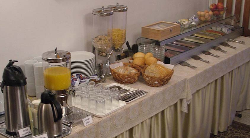 Frühstücks-Buffet im Hotel Helios